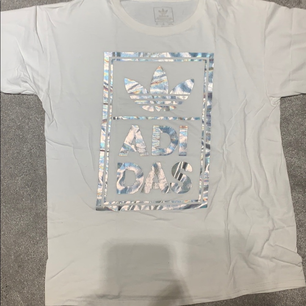 never worn holo adidas t-shirt